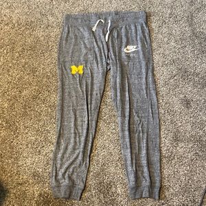 FREE WITH BUNDLE Womens Michigan Nike Joggers